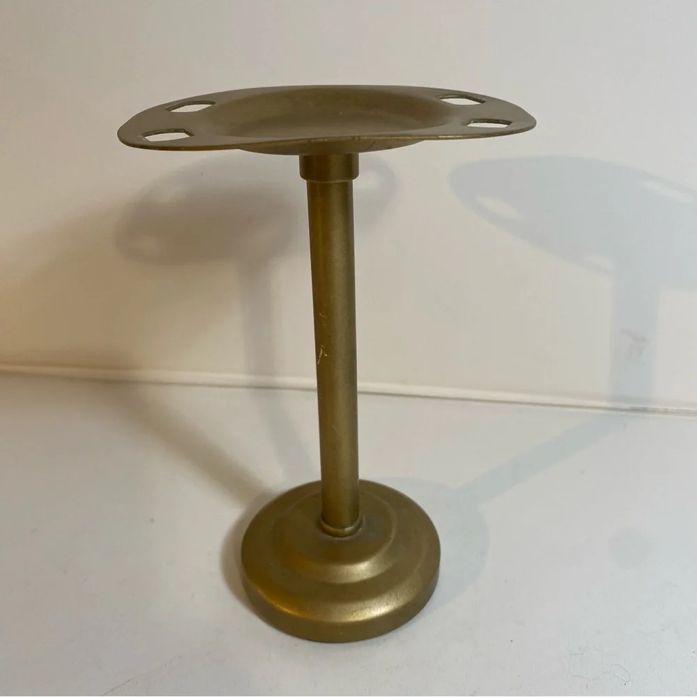 Vintage Brass Matt Finish Free Standing Toothbrush/Brush Holder
